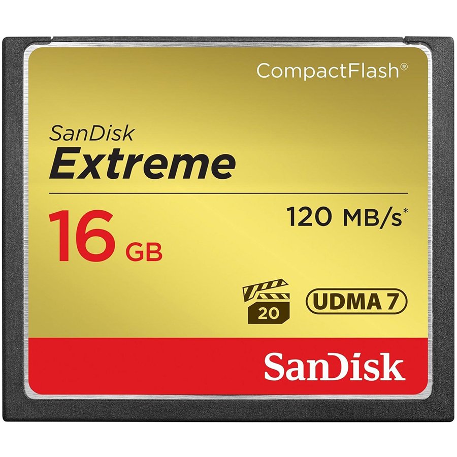 SANDISK Extreme CompactFlash Card 64GB 120MB/s