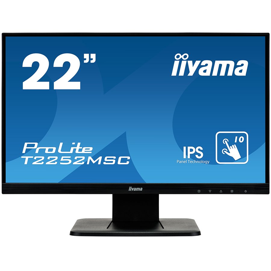 IIYAMA T2252MSC-B1 21.5" FHD IPS 7ms VGA,HDMI;DP