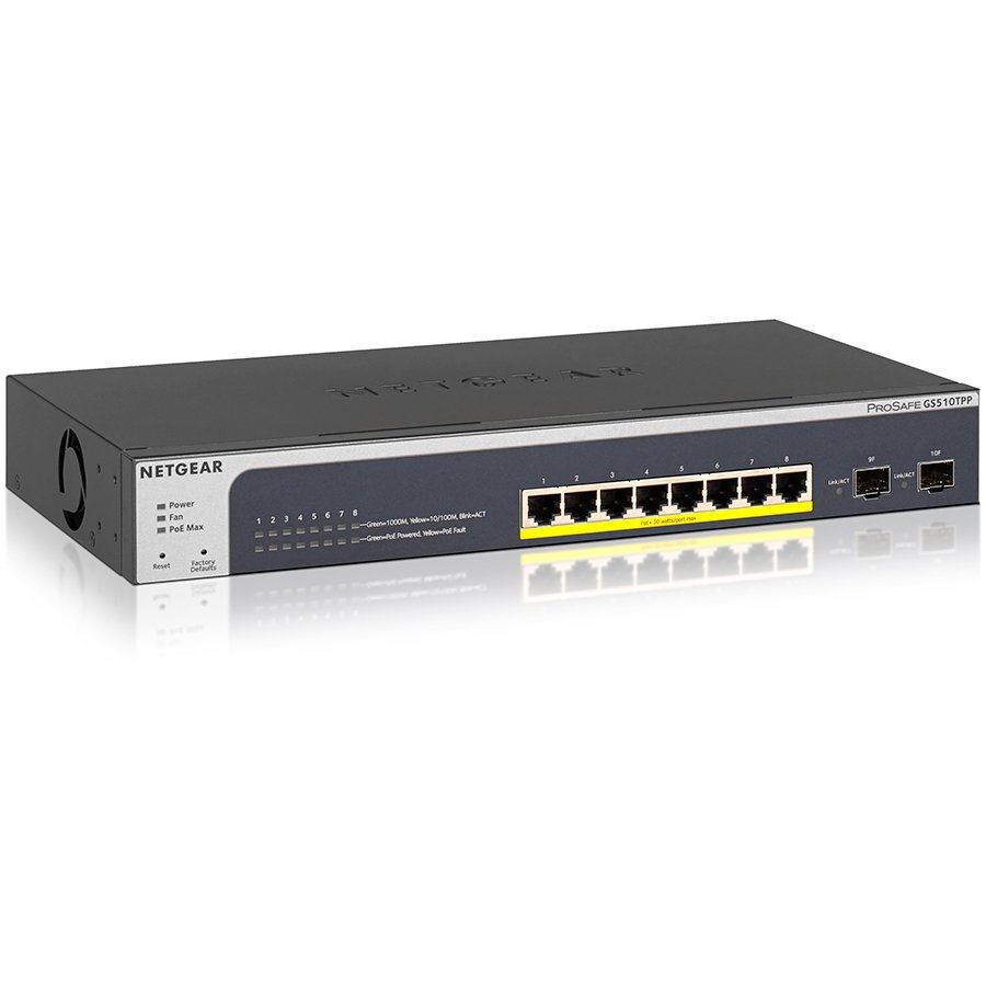 8P GE POE+ SMART MANAGED PRO SWITCH