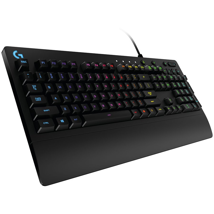 LOGITECH G213 Prodigy Corded RGB Gaming Keyboard - BLACK - US INT'L - USB
