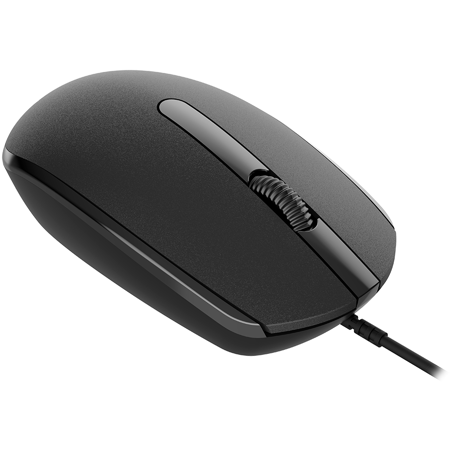 Canyon Wired optical mouse with 3 buttons, DPI 1000, with 1.5M USB cable, black, 65*115*40mm, 0.1kg