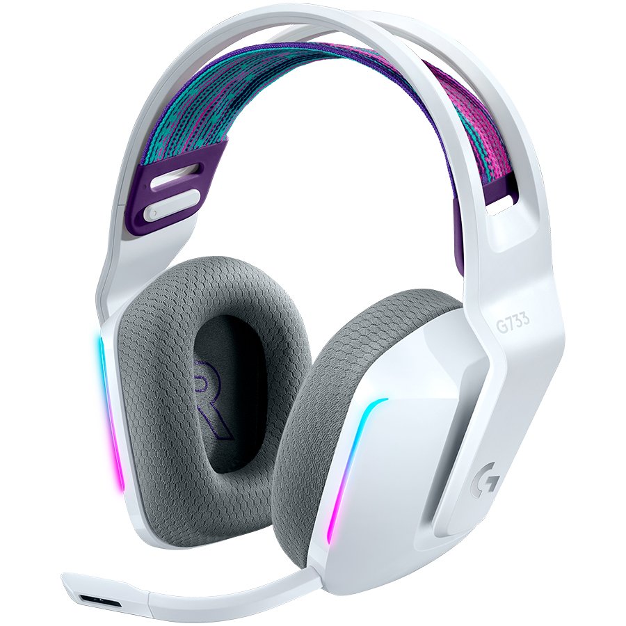 LOGITECH Brezžične Slušalke G733 LIGHTSPEED, Bela
