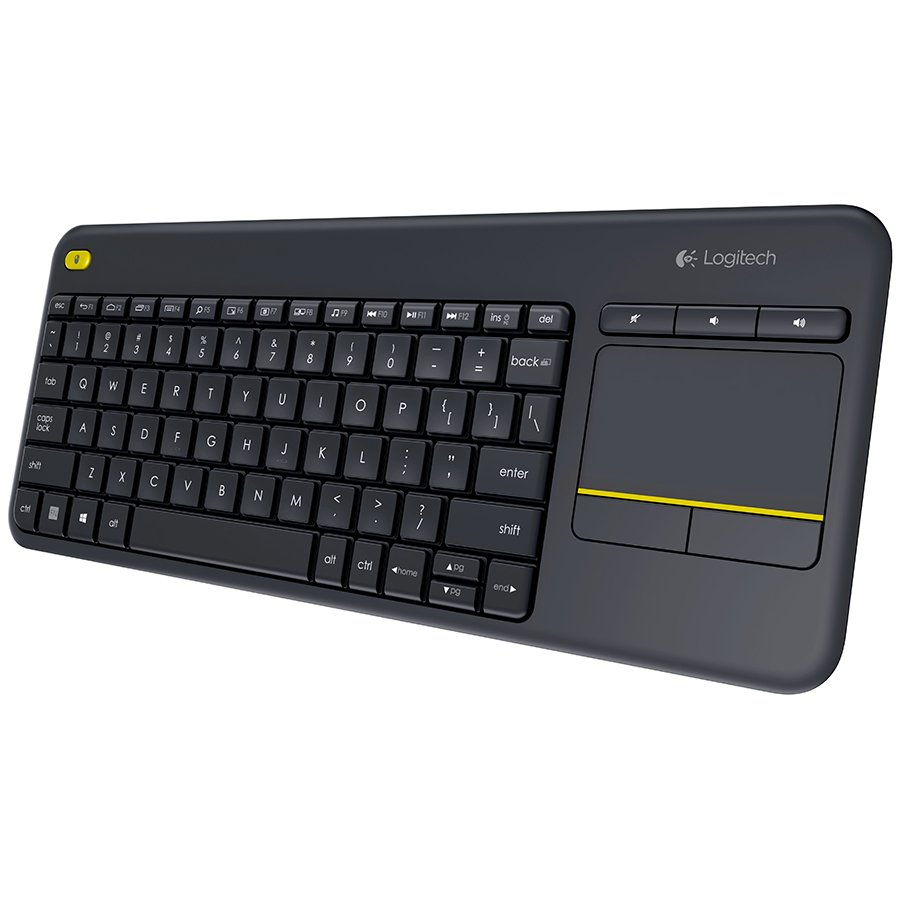 LOGITECH Logitech K400 Plus Touch Keyboard, Black (PAN)