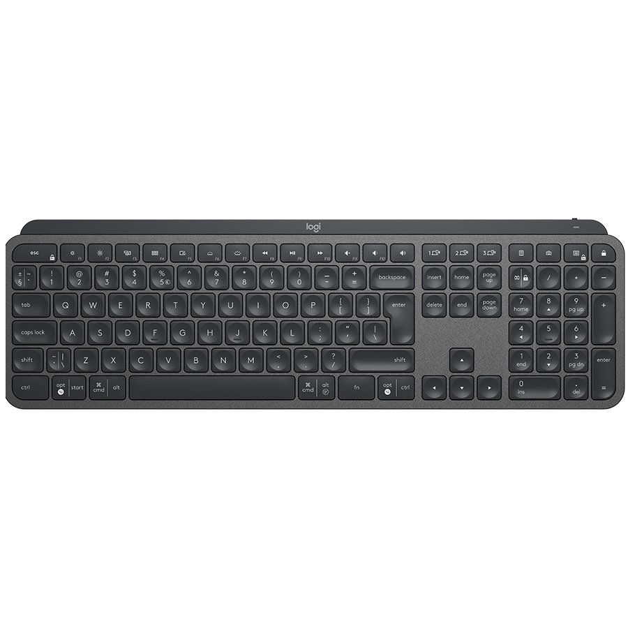 LOGITECH MX Keys Advanced Wireless Illuminated Keyboard - GRAPHITE - Croatian layout