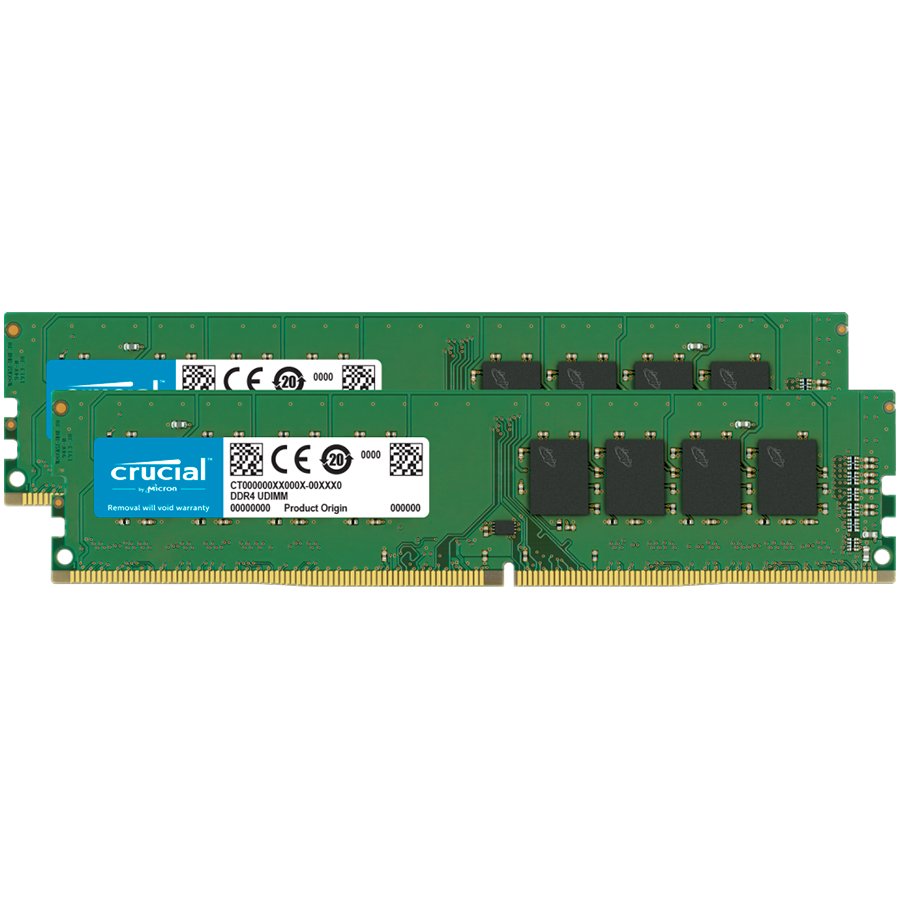 Crucial 32GB Kit (2x16GB) DDR4-3200 UDIMM CL22 pomnilnik