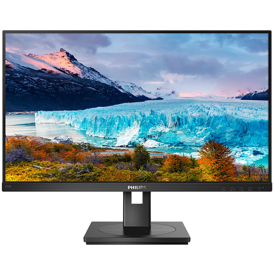 PHILIPS 275S1AE poslovni monitor - 68.6cm (27"), QHD (2560 x 1440), IPS, 75Hz, 4ms (GTG), 1x DVI-D, 1x HDMI 1.4, 1x DP 1.2