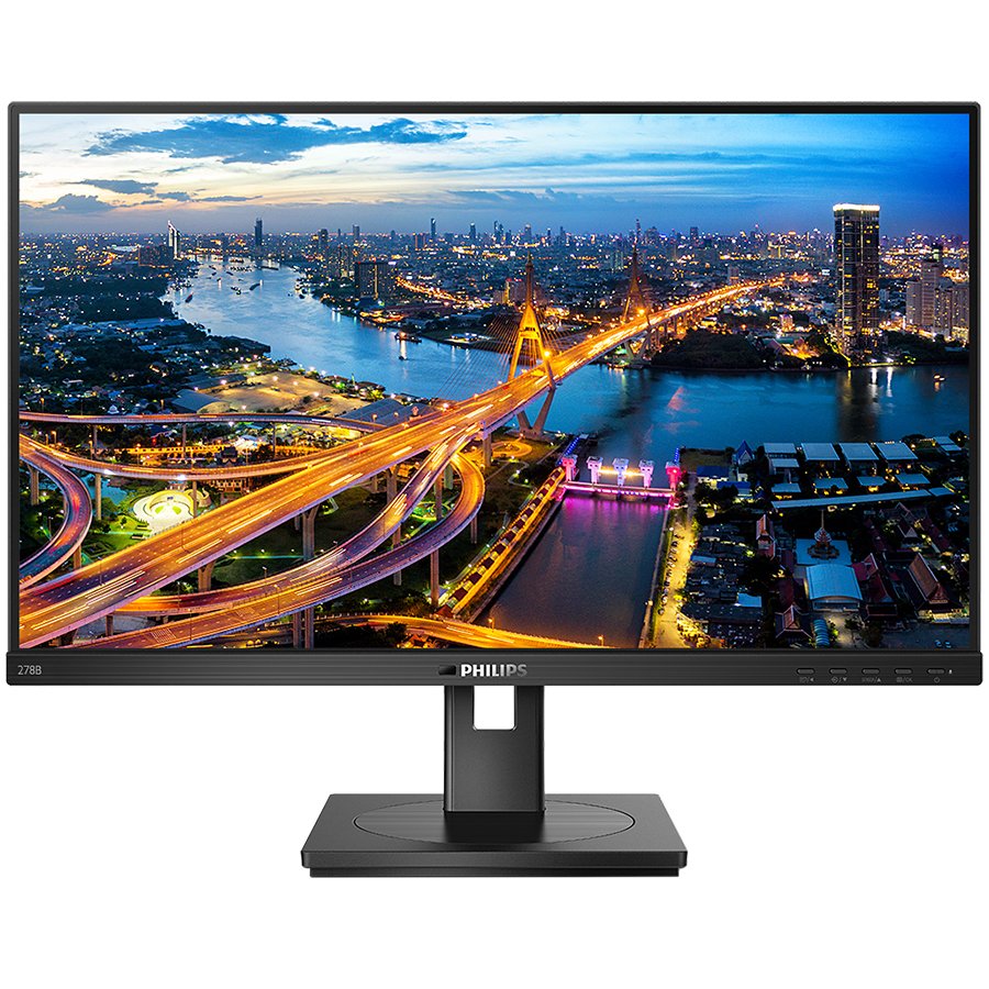 PHILIPS 276B1 poslovni monitor - 68.6cm (27"), QHD (2560 x 1440), IPS, 75Hz, 4ms (GTG), Adaptive Sync, USB razdelilnik, 2x HDMI, 1x DP, 1x DP izhod (Daisy Chain), 1x USB-C (DP Alt mode, PD 90W), RJ45