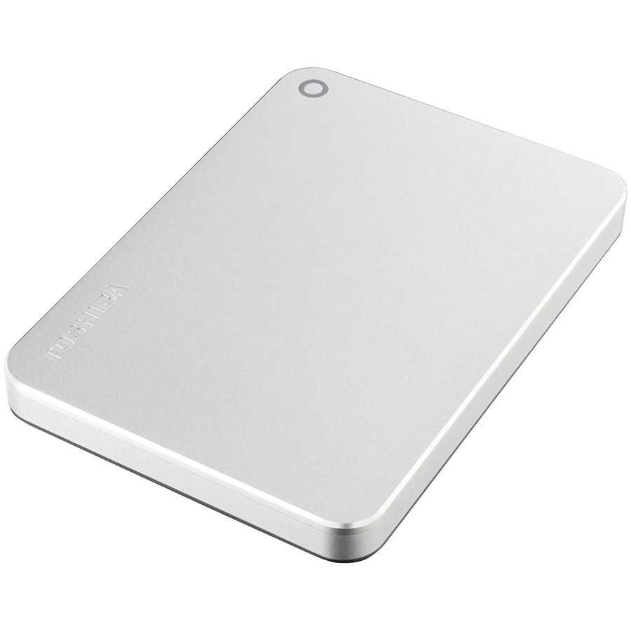 Toshiba External Hard Drive Canvio Slim (2.5'' 1TB, USB3.2 Gen 1, Silver)