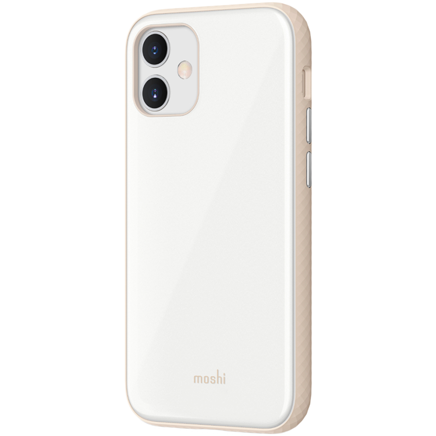 Moshi iGlaze Slim Hardshell Case for iPhone 12 mini (SnapToª) - White