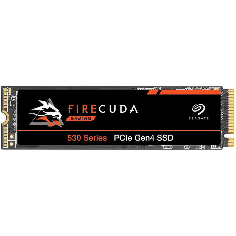 Seagate FireCuda 530, 4TB SSD, M.2 2280-D2 PCIe 4.0 NVMe, Read/Write: 7,250 / 6,900 MB/s
