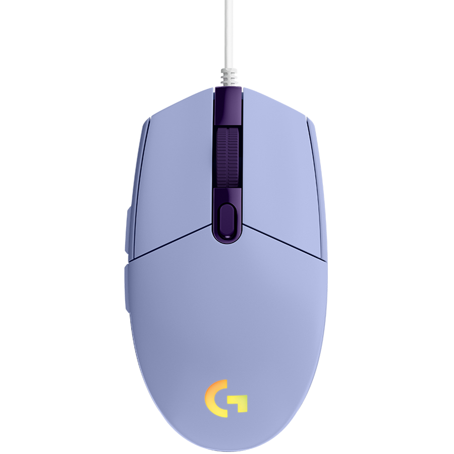 MOUSE USB OPTICAL G102 LIGHTSY/PURPLE 910-005854 LOGITECH