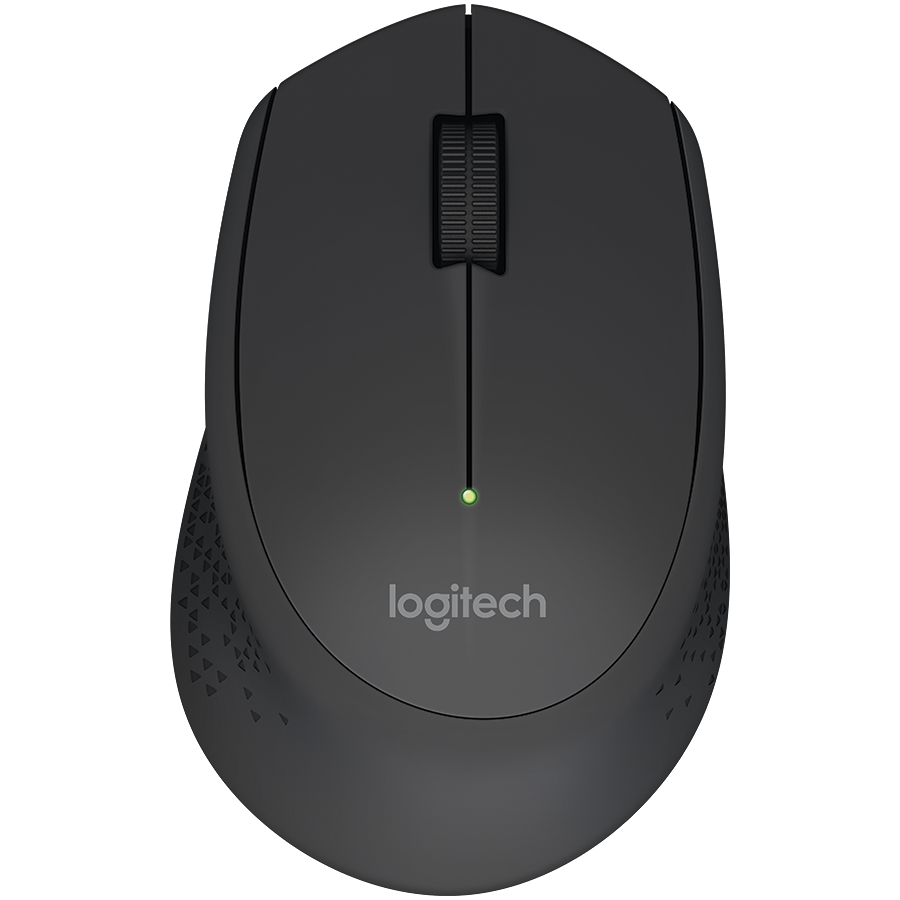 LOGITECH brezžična miška M280, črna