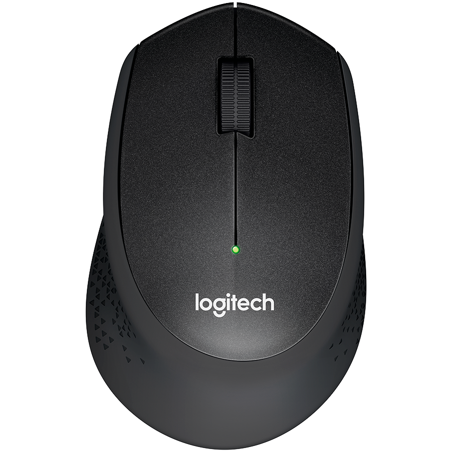 LOGITECH brezžična miška M330, črna