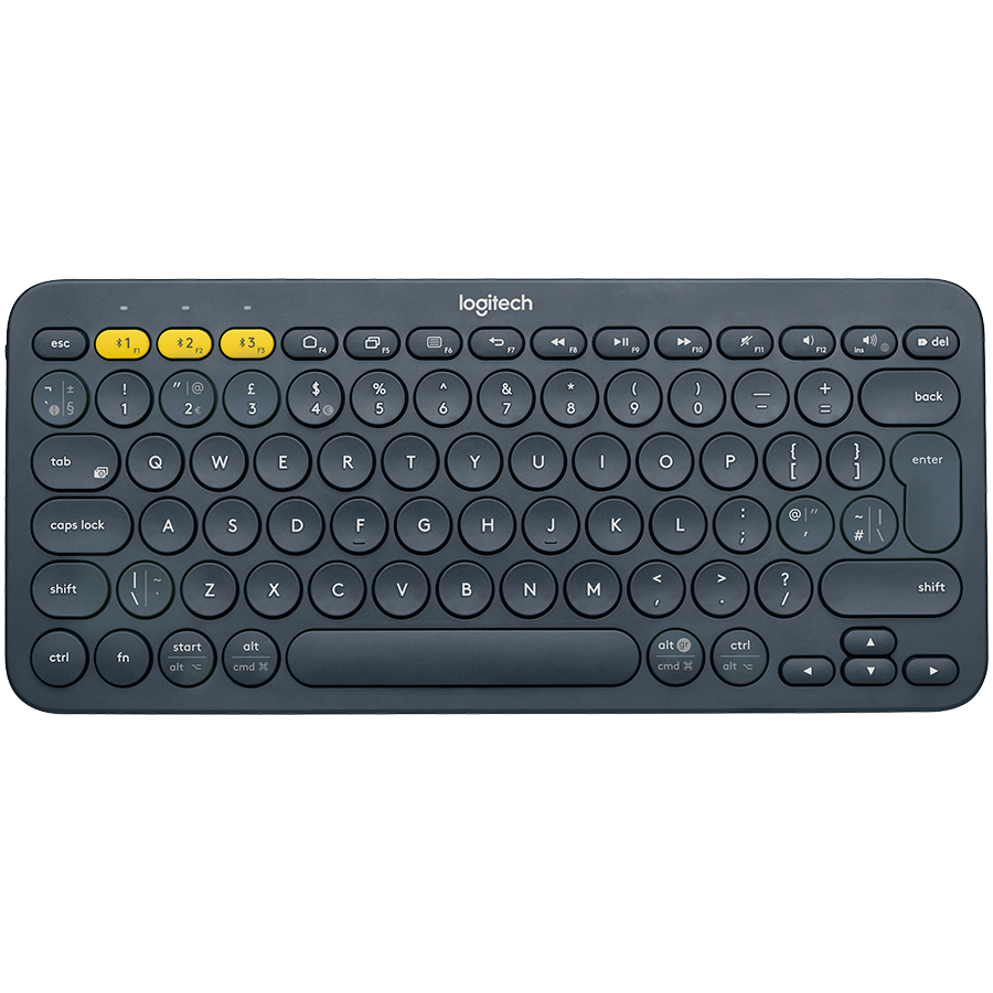 KEYBOARD BLUETH K380 RUS/DARK GREY 920-007584 LOGITECH