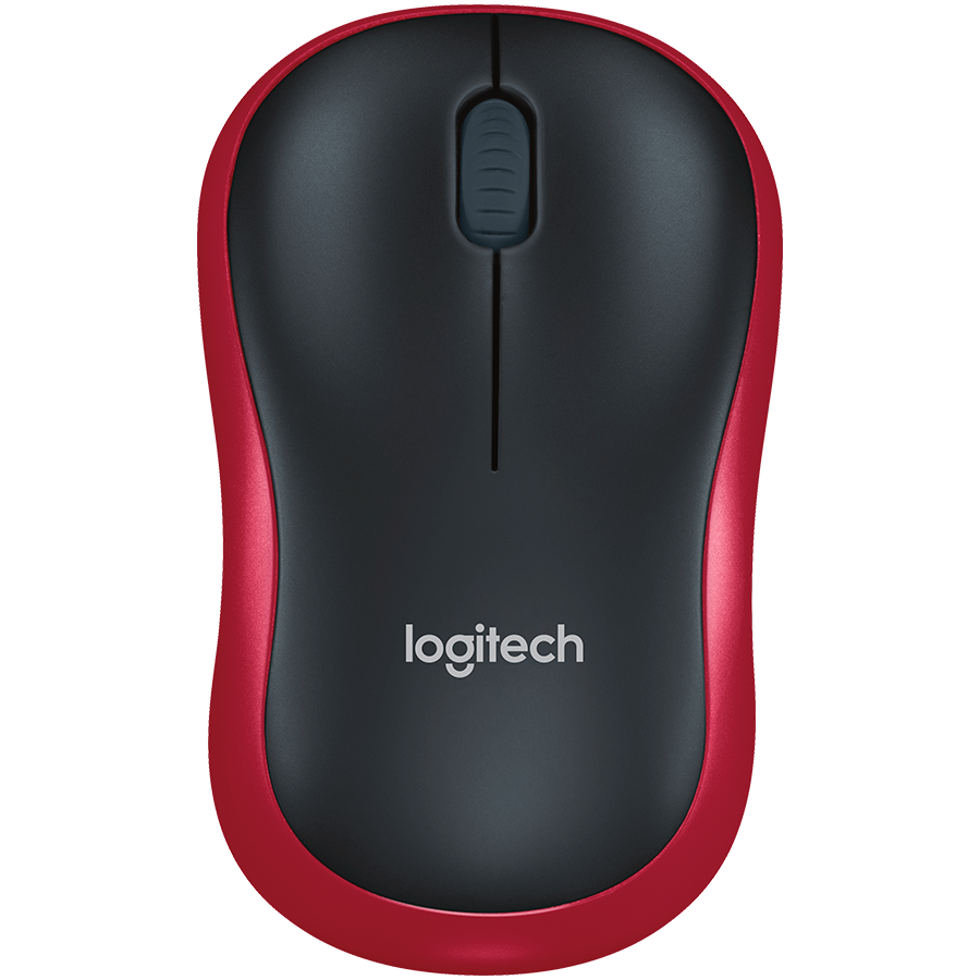MOUSE USB OPTICAL CORDL. M185/RED 910-002240 LOGITECH