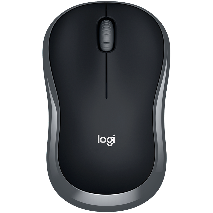 MOUSE USB OPTICAL WRL M185/GREY 910-002238 LOGITECH