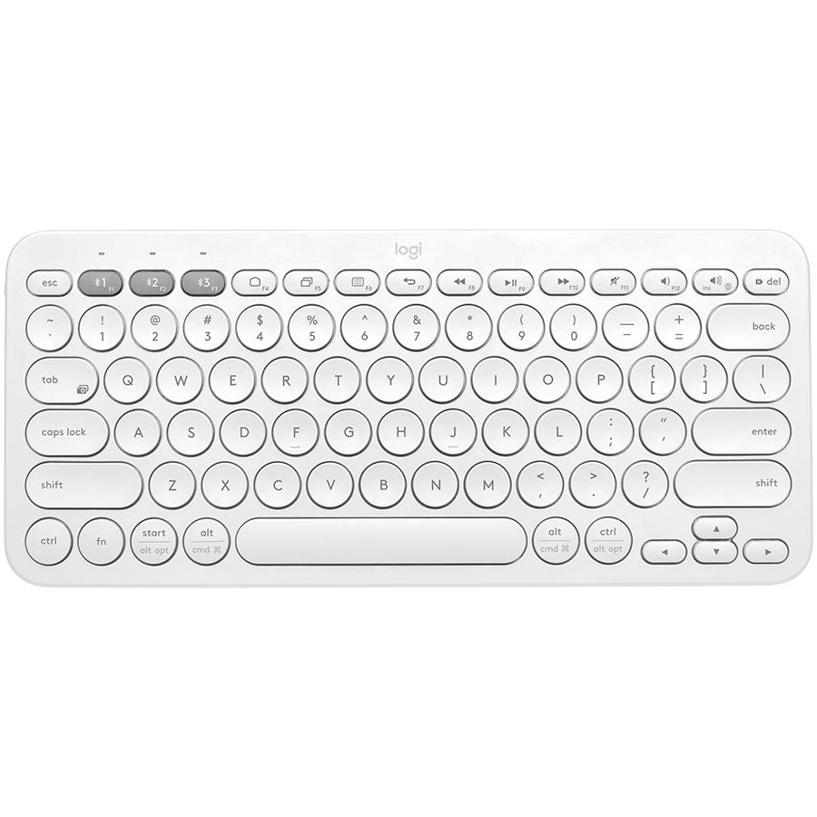 LOGITECH K380 for MAC Multi-Device Bluetooth Keyboard - OFF-WHITE - US INT'L