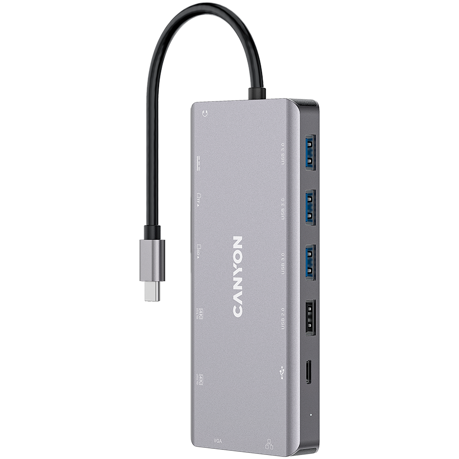 CANYON 13-in-1 USB-C hub, featuring 2