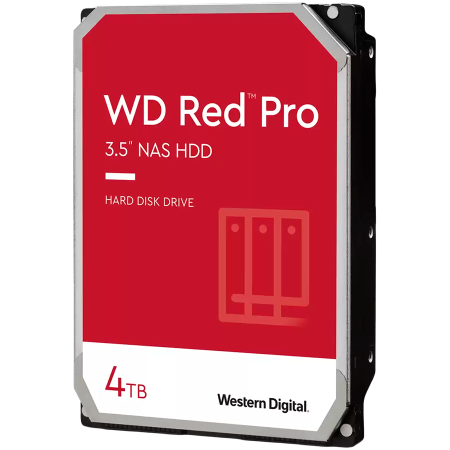 HDD Desktop WD Red Pro (3.5', 4TB, 256MB, 7200 RPM, SATA 6 Gb