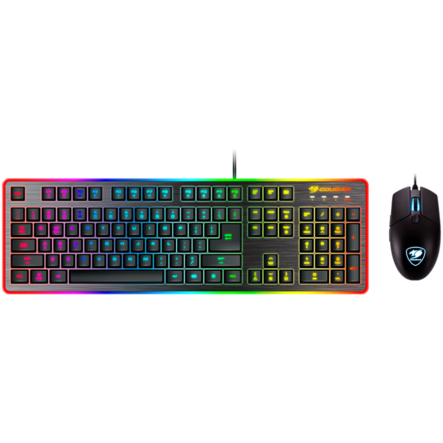 Cougar | Deathfire EX | 37DF2XNMB.0002 | Keyboard + Mouse Bundle| Keyboard: Hybrid / 8 color Backlight | Mouse: ADNS-5050 / 2000 dpi