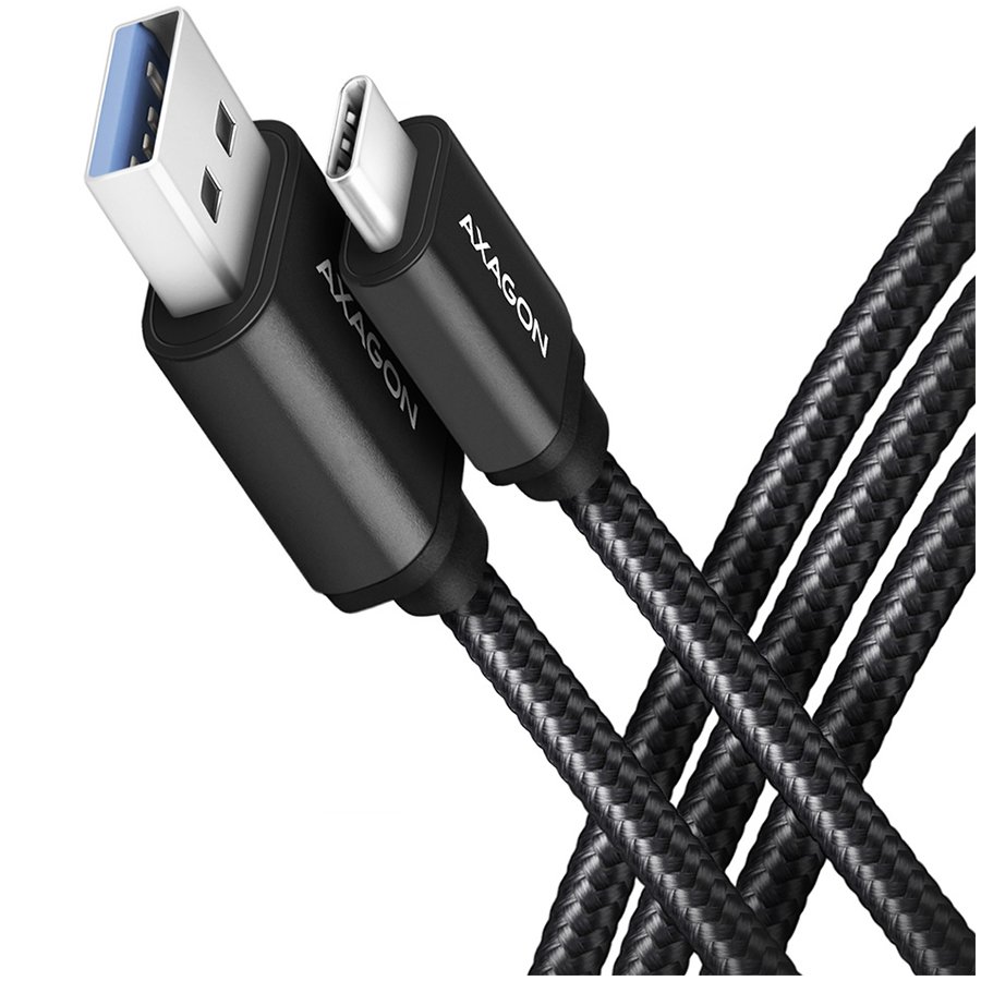 CABLE USB-C TO USB3.2 1M/BLACK BUCM3-AM10AB AXAGON
