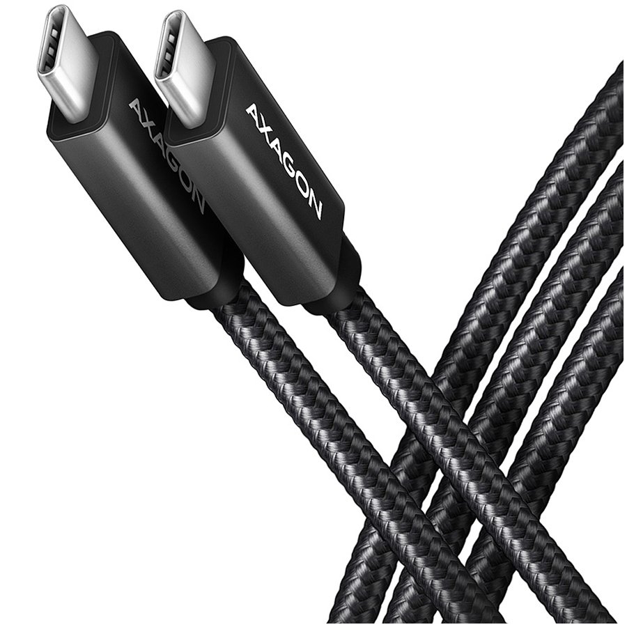 CABLE USB-C TO USB-C 1.5M 60W/BLACK BUCM3-CM15AB AXAGON
