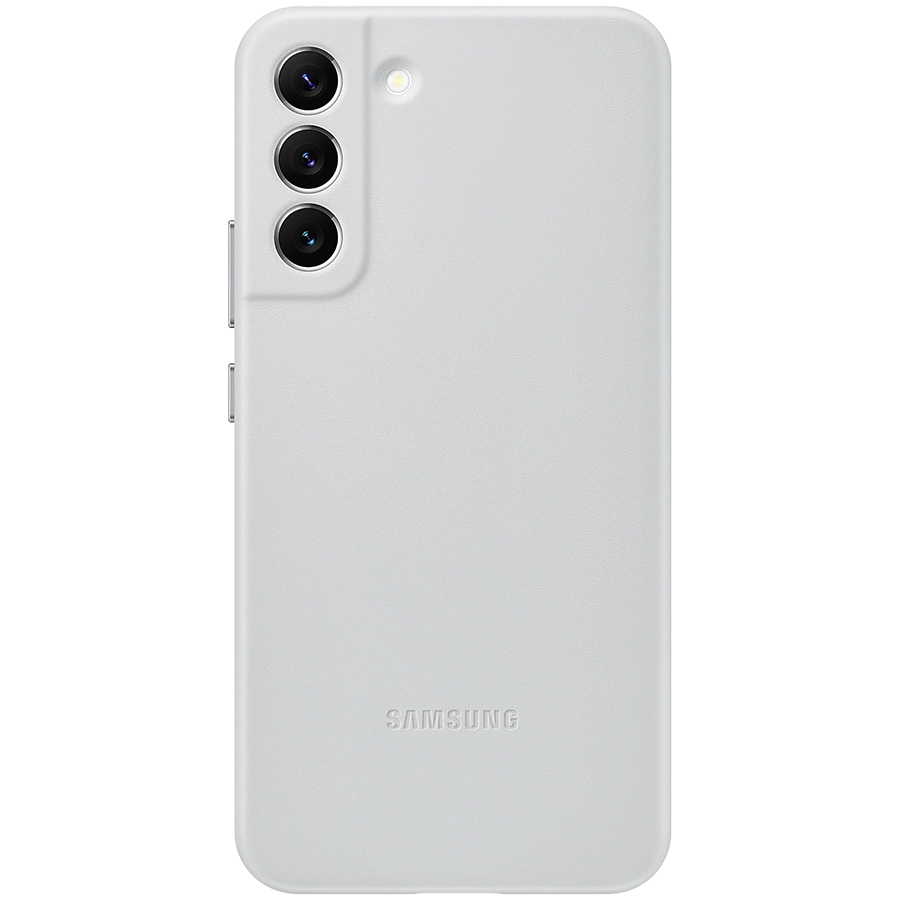 Samsung Galaxy S22+ Leather Cover Light Gray