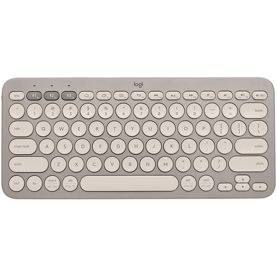 LOGITECH K380 Multi-Device Bluetooth Keyboard - SAND - US INT'L