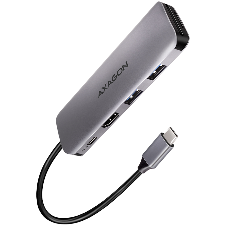 I/O HUB USB3.2 5IN1/0.2M HMC-5 AXAGON