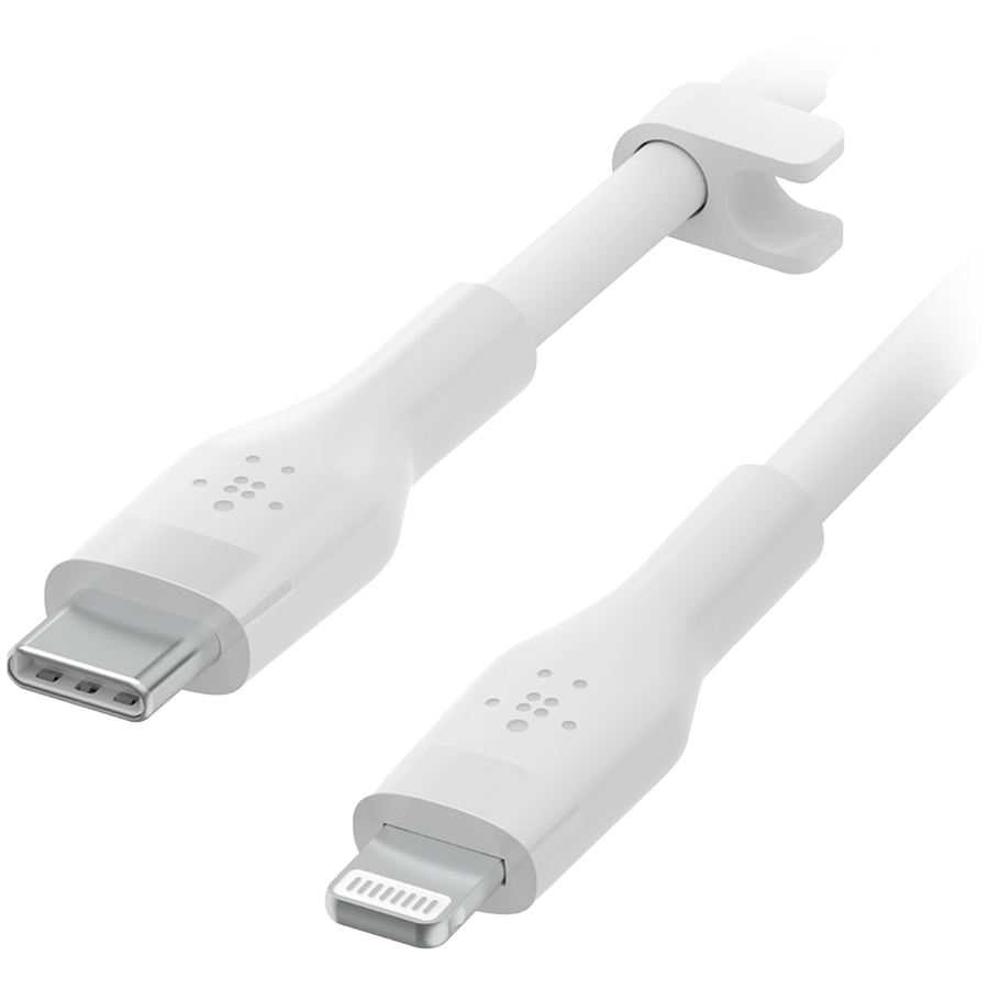Belkin BOOST CHARGE Silicone kabel USB-A na Lightning - 1M - White