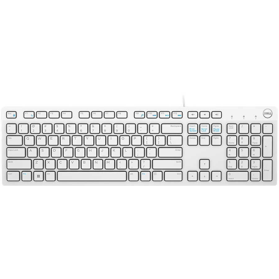 Dell Keyboard KB216, White UK 