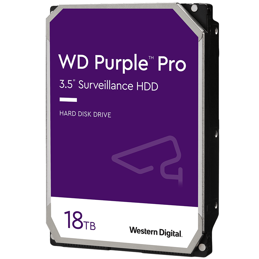 HDD|WESTERN DIGITAL|Purple|18TB|512 MB|7200 rpm|3,5"|WD181PURP