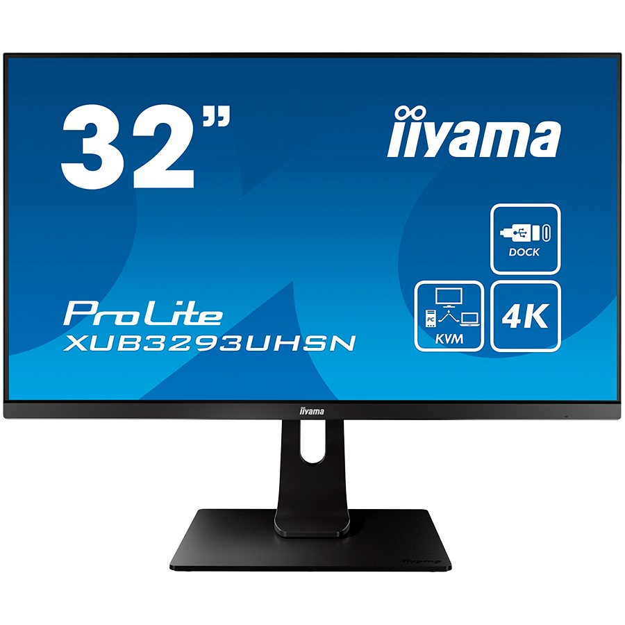 IIYAMA XUB3293UHSN-B1 31.5" 4K 60Hz 4ms HDMI DP