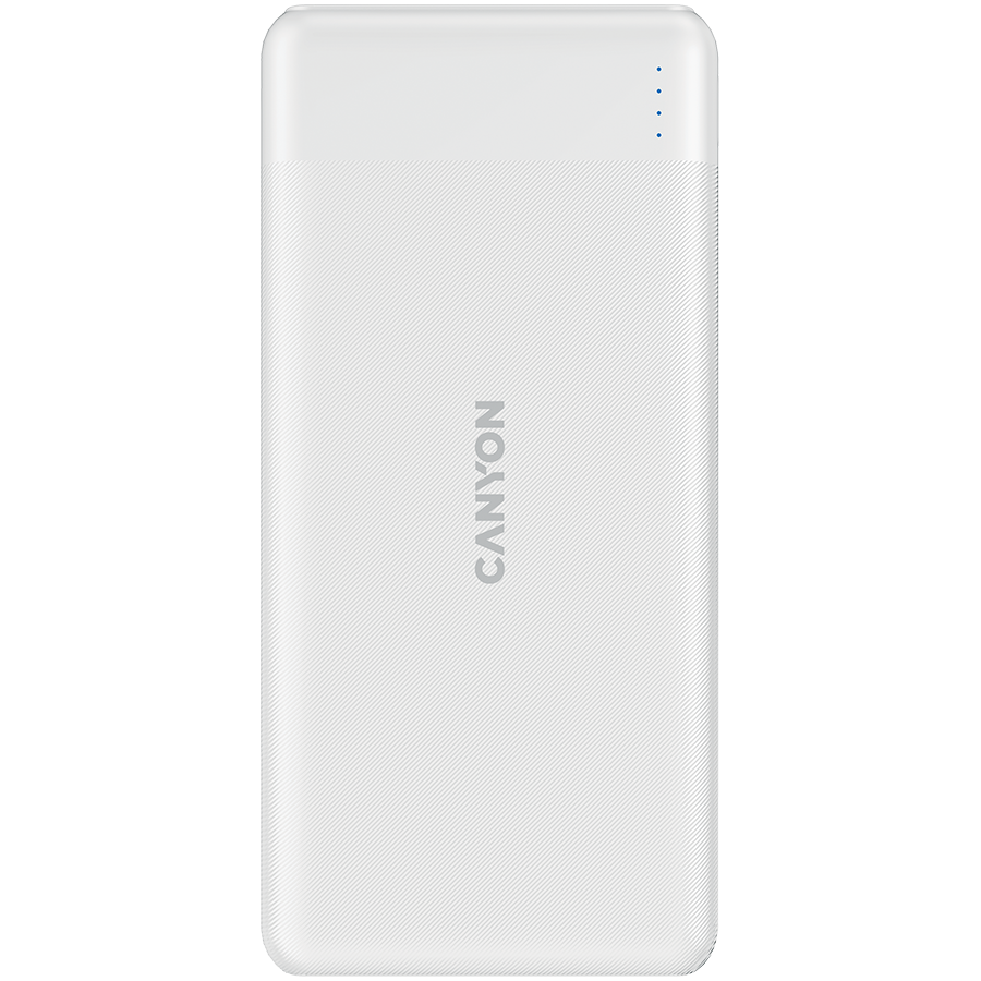 CANYON power bank PB-109 10000 mAh PD 18W QC 3.0 20W White