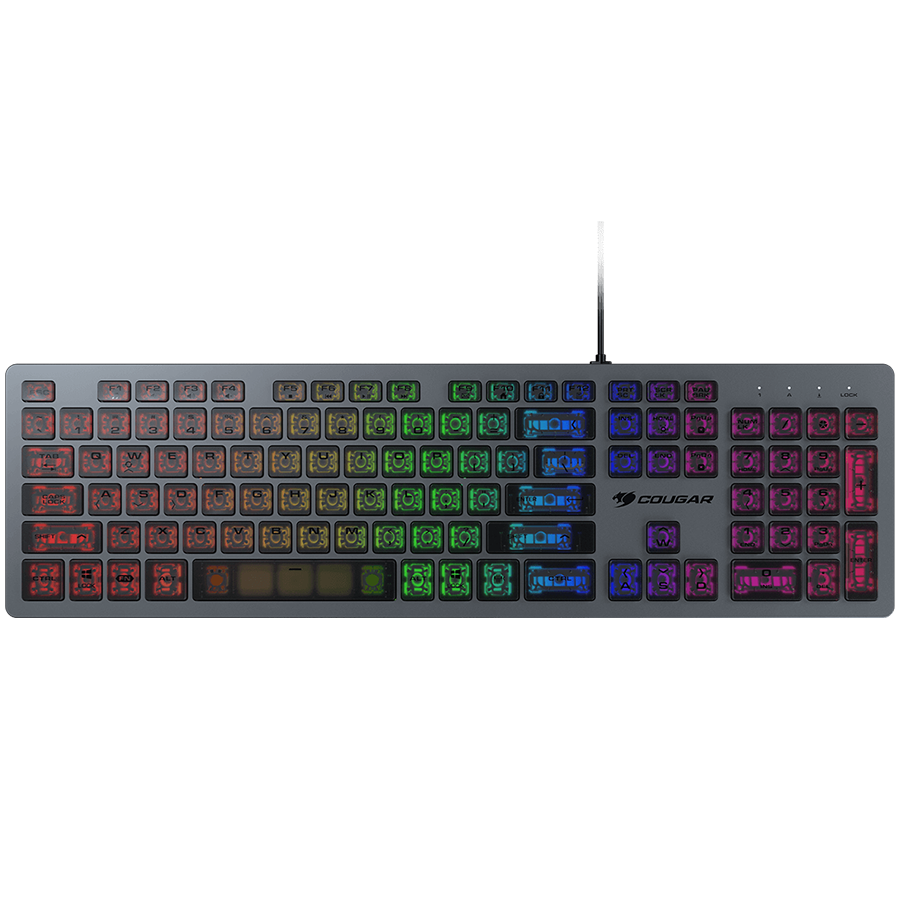 COUGAR VANTAR AX Gaming Keyboard, Aluminum RGB Scissor-Switch