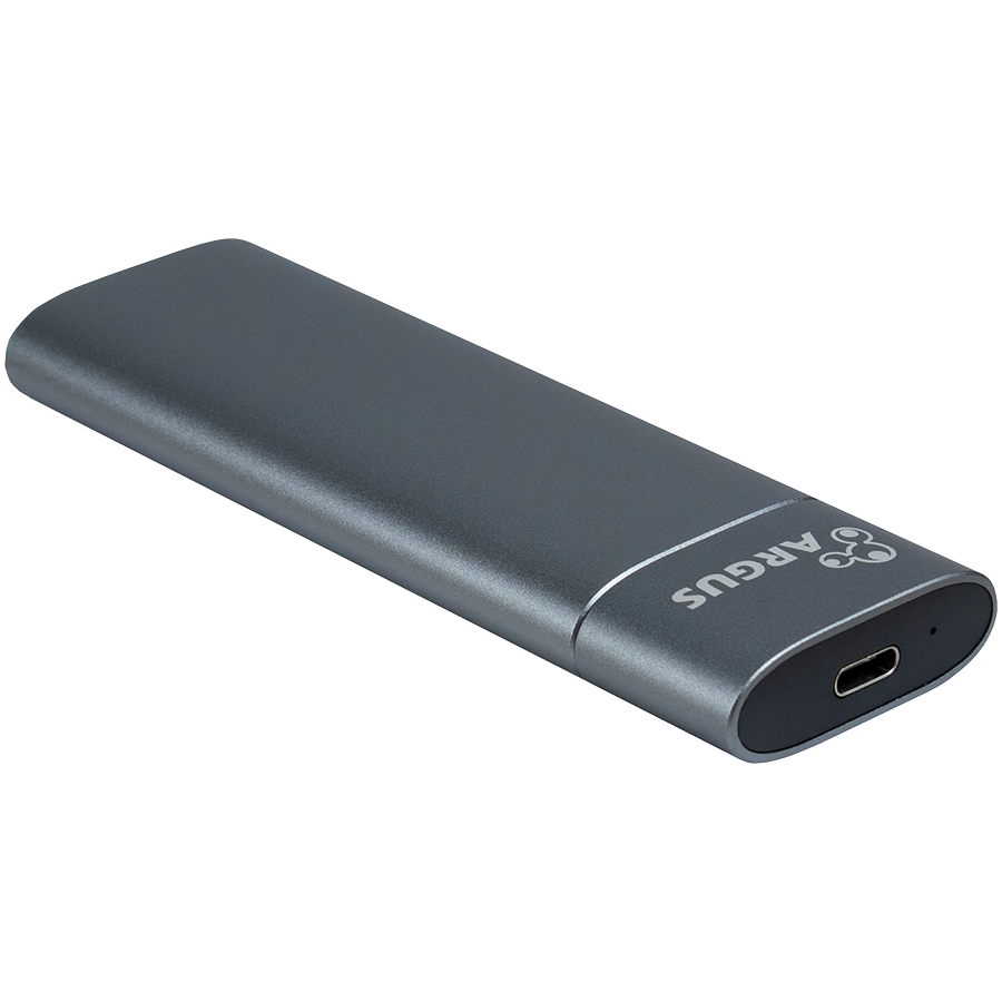 Inter-tech GD-MS013 Kućište za SSD M.2 USB C (kabal uključen, 20cm), 80/60/42/30 mm, Alu