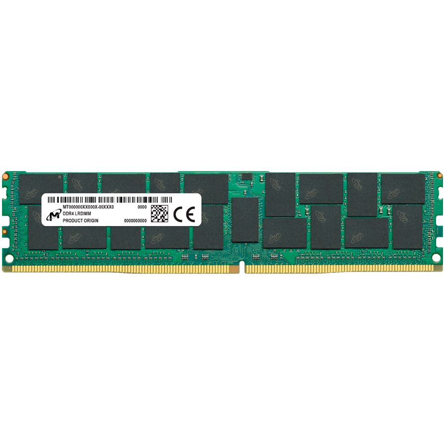 Micron DDR4 LRDIMM 64GB 2Rx4 3200 CL22 (16Gbit) (Single Pack)
