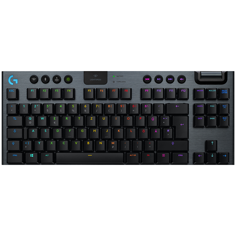 LOGITECH G915 TKL LIGHTSPEED Wireless Mechanical Gaming Keyboard - CARBON - NORDIC - CLICKY