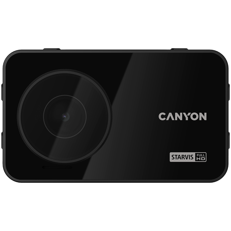 CANYON car recorder DVR10GPS FullHD 1080p Wi-Fi GPS Black