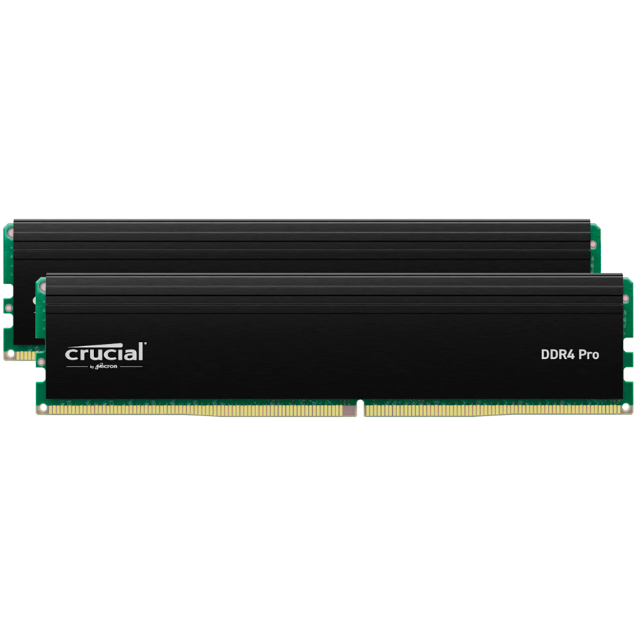Crucial Pro 64GB Kit (2x32GB) DDR4-3200 UDIMM CL22 (16Gbit)