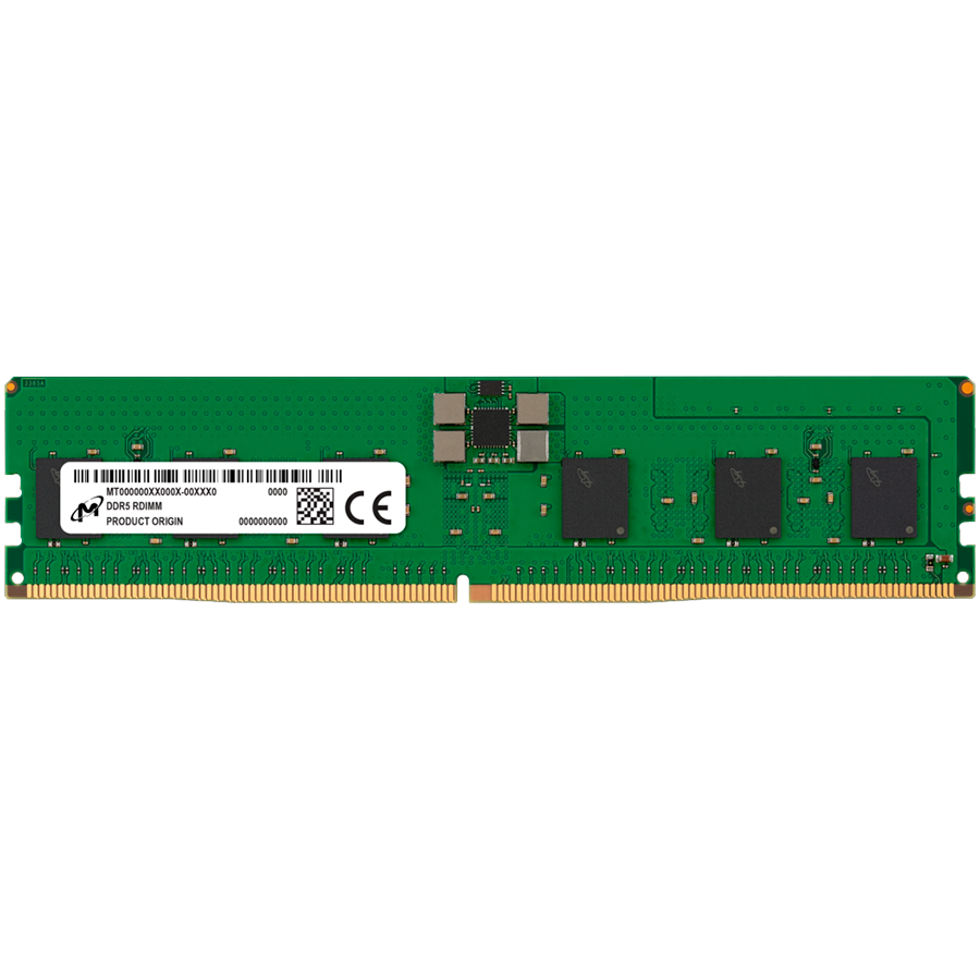 Micron DDR5 RDIMM 16GB 1Rx8 4800 CL40 (16Gbit) (Single Pack)