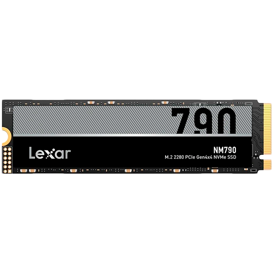 SSD|LEXAR|NM790|4TB|M.2|PCIe Gen4|NVMe|Write speed 6500 MBytes/sec|Read speed 7400 MBytes/sec|2.45mm|TBW 3000 TB|MTBF 1500000 hours|LNM790X004T-RNNNG