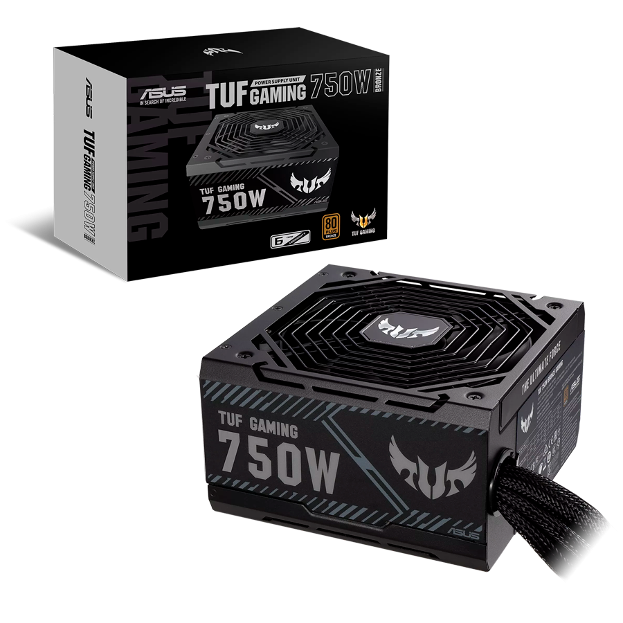 ASUS TUF Gaming 750W napajalnik, 80 PLUS Bronze, garancija 6 let