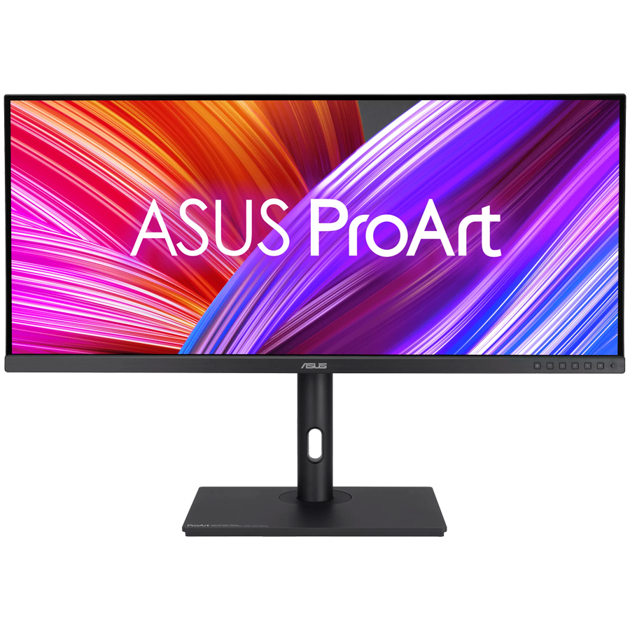 ASUS ProArt Display PA348CGV Profesionalni monitor – 34'', IPS, 21:9, Ultra-wide QHD (3440 x 1440), Barvna natančnost dE < 2, Preverjeno s Calman, 98% DCI-P3, USB-C, 120Hz, FreeSync Premium Pro, Ergonomska stojala