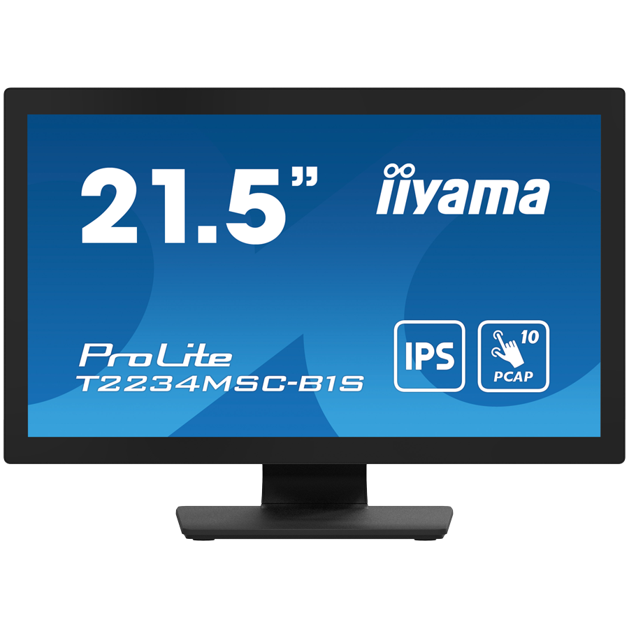 IIYAMA ProLite T2234MSC-B1S na dotik monitor - 55.9 cm (22"), FHD (1920 x 1080), IPS LCD, 8ms, 350 cd/m²