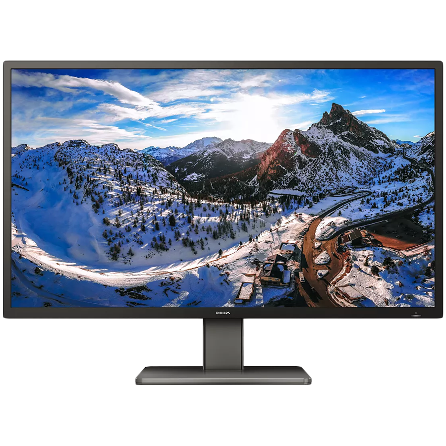 Philips 439P1 poslovni monitor - 108cm (43"/42.51" vidno), 4K UHD (3840 x 2160), VA, 60Hz, 4ms (GTG), Adaptive sync, HDR400, USB-C PD 90W, USB razdelilnik, RJ45, 1x HDMI 1.4, 2x HDMI 2.0, 1x DP 1.4