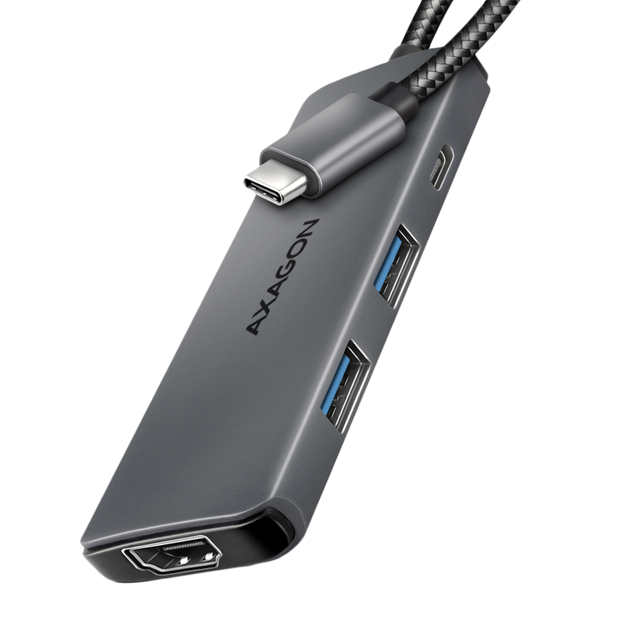 I/O HUB USB-C 5IN1 8K/0.15M HMC-5H8K AXAGON