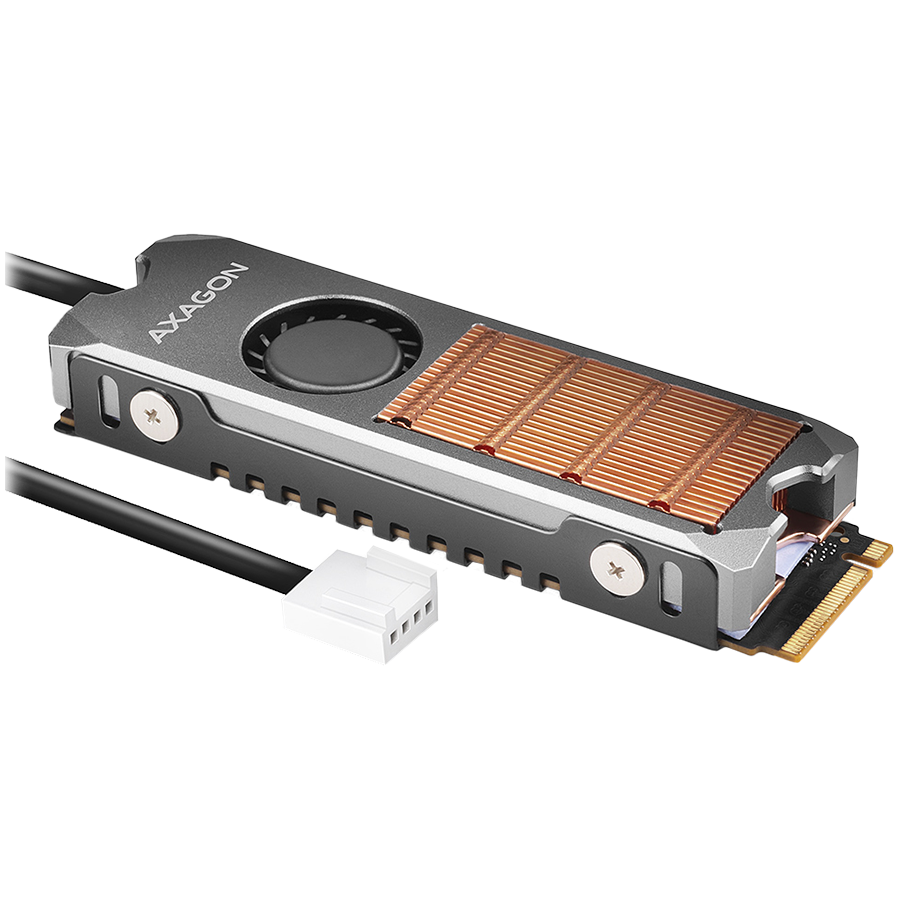 SSD ACC COOLER M.2 COPPER FAN/CLR-M2FAN AXAGON