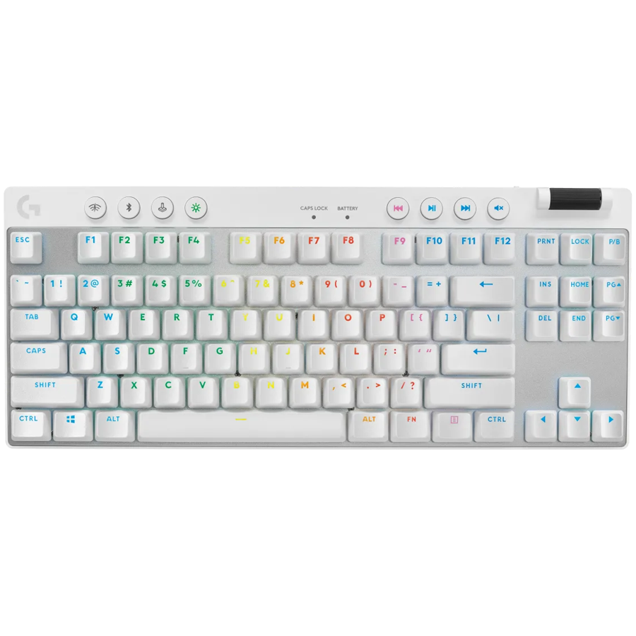 KEYBOARD WRL PRO X TKL/WHITE 920-012148 LOGITECH