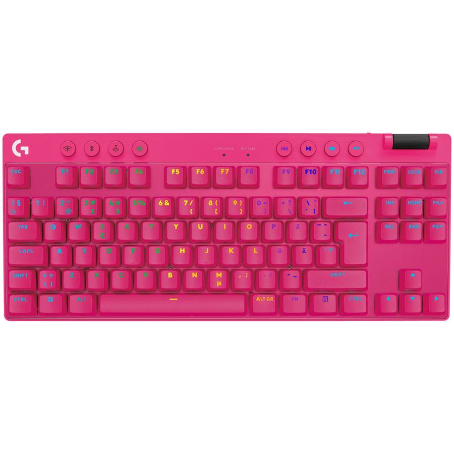 KEYBOARD WRL PRO X TKL/PINK 920-012159 LOGITECH